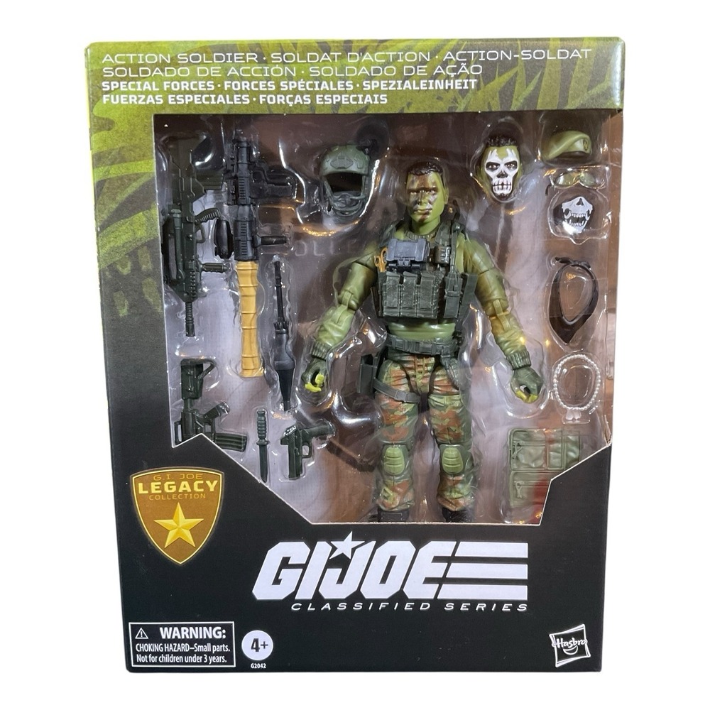 GI Joe Classified Series Legacy Collection Action Soldier Special Forces In Hand